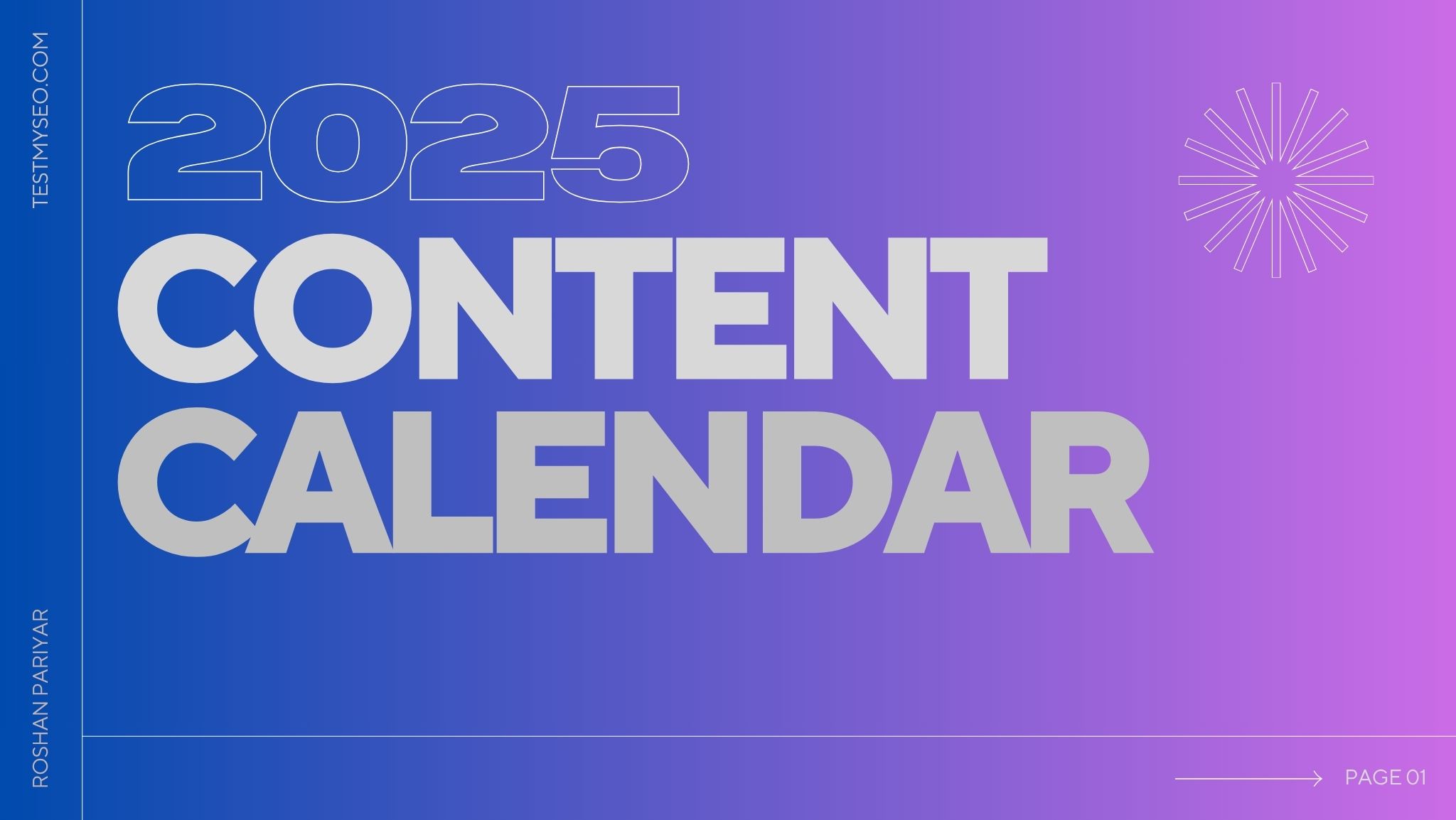 Content Calendar for Content Creation